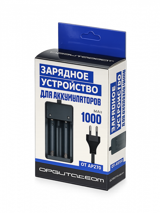 Зарядное устройство для аккумуляторов 18650 на 3 слота Орбита OT-APZ10